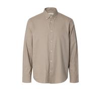 SELECTED "SLMREGCOLE JAY MELANGE LS SHIRT NOOS" Baumwolle, regular fit (39052502-XL) cornstalk detail:melange