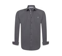 Langarmhemd SIR RAYMOND TAILOR "Chad", Herren, Gr. XL, EURO-Größen, grau, 3% Elasthan, 97% Baumwolle, unifarben, Hemden, in klassischem Design (11613016-XL) grau