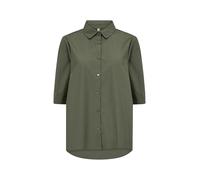 Langarmhemd SOYACONCEPT "Soya Concept Shirt SC-NETTI 39", Damen, Gr. S, Normalgrößen, 7870 thyme, Obermaterial: 53% Polyester, 47% Baumwolle, Hemden (84967614-S) 7870 thyme