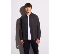 Langarmhemd STREET ONE MEN, Herren, Gr. XL (44), US-Größen, bordeaux rot, Web, 100% Baumwolle, meliert, normal normal, V-Ausschnitt, 1-Knopf-Manschette, Hemden, aus reiner Baumwolle (37682005-XL) bord