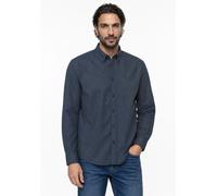 Street One - Gemustertes Langarmhemd blau - Gr. - XXL