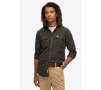 Superdry Herren Trailsman Overshirt in lockerer Passform Schnittlauchgrün L