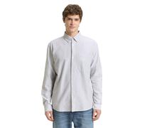 Tom Tailor 1049377 Langarmhemd S White Small Stripe