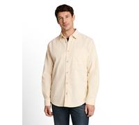 Langarmhemd TOM TAILOR, Herren, Gr. 3XL, N-Gr, gardenia weiß, Cord, Obermaterial: 100% Baumwolle, unifarben, regular fit hüftbedeckend, Rundhals, Hemden, aus weichem Cord / Knopfleiste (69513859-XXXL)