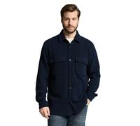 Langarmhemd TOM TAILOR, Herren, Gr. L, N-Gr, sky captain blau, Web, Obermaterial: 98% Baumwolle, 2% Elasthan, unifarben, regular fit normal, Hemden (44372215-L) sky captain blau