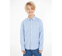 Tommy Hilfiger Jungen Hemd Oxford mit Stretch, Blau (Calm Blue), 12 Jahre