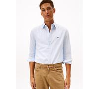 Langarmhemd TOMMY HILFIGER "FLEX POPLIN BIG GINGHAM", Herren, Gr. L, N-Gr, sweet blau, check, Web, Obermaterial: 100% Baumwolle, regular fit, Manschette, Hemden, regular fit, Button-down-Kragen (72232