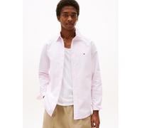 Langarmhemd TOMMY HILFIGER "HERITAGE OXFORD STRIPE Regular Fit SHIRT", Herren, Gr. L, N-Gr, weiß (rose petal, weiß), Web, Obermaterial: 100% Baumwolle, regular fit, 2-Knopf-Manschette, Hemden (5498720