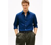 LINEN BLEND SOLID BTD RF SHT Carbon Navy - Gr. - XXL