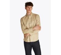 Tommy Hilfiger Freizeithemd mit Leinen-Anteil Herren Regular Fit Baumwolle beige, XL