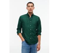 Langarmhemd TOMMY JEANS "REGULAR OXFORD SHIRT", Herren, Gr. XL (54/56), N-Gr, velvet grün, Web, Obermaterial: 100% Baumwolle, regular fit normal, Rundhals, eingesetzt Manschette, Hemden, Regular fit m