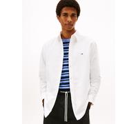 Langarmhemd TOMMY JEANS "TJM OXFORD", Herren, Gr. M (48/50), N-Gr, ecru, Web, Obermaterial: 100% Baumwolle, regular fit, Manschette, Hemden, regular fit, Button-down-Kragen, basic (13528736-M) ecru