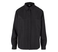 Urban Classics Damen TB6071-Ladies Oversized Twill Shirt Hemd, Black, S
