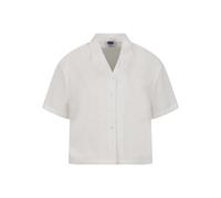 Urban Classics Ladies Seersucker Bluse in Gr. L in Weiß