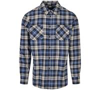 Urban Classics Checked Roots Shirt in Gr. M in Blau