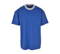 Langarmhemd URBAN CLASSICS "Urban Classics Herren Kicker Tee", Herren, Gr. S, US-Größen, blau (royal), 100% Baumwolle, unifarben, Rundhals, Hemden (57102546-S) royal