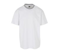 Langarmhemd URBAN CLASSICS "Urban Classics Herren Kicker Tee", Herren, Gr. XL, US-Größen, weiß, 100% Baumwolle, unifarben, Rundhals, Hemden (74732458-XL) weiß