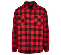 Urban Classics Herren Hemd schwarz / hellrot, Größe M, 5564464 Schwarz / Hellrot M