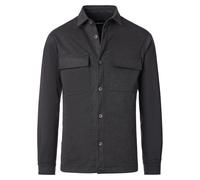 Langarmhemd VENTI "VENTI Hemdjacke uni", Herren, Gr. 50, Normalgrößen, schwarz, 72% Polyester, 16% Viskose, 7% Elasthan, 5% Polyamid, unifarben, Hemden (70339551-50) schwarz