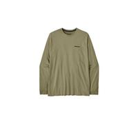 langarmliges t shirt patagonia p 6 logo responsibili tee grun herren M