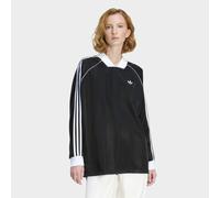 adidas Originals Long Sleeve Oversized Football Top - Damen, Schwarz - S