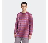 Langarmshirt ADIDAS ORIGINALS "ADIDAS ORIGINALS 90S STRIPE LONGSLEEVE", Herren, Gr. XL, rot (shadow rot), Obermaterial: 100% Baumwolle, Shirts Langarmshirt (68526816-XL) shadow rot