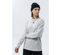 Langarmshirt ADIDAS ORIGINALS "ESSENTIALS LONGSLEEVE", Damen, Gr. S, weiß, schwarz, Obermaterial: 100% Baumwolle, Rundhals, Shirts Langarmshirt, lockerer Schnitt, Langarm, aus Baumwolljersey (78342509