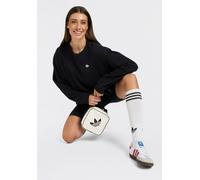 Langarmshirt ADIDAS ORIGINALS "ESSENTIALS OVERSIZE LONGSLEEVE", Damen, Gr. XXL, schwarz, Obermaterial: 100% Baumwolle, Rundhals, Shirts Langarmshirt (32922762-XXL) schwarz