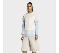 Langarmshirt ADIDAS ORIGINALS "LOOSE FIT LONGSLEEVE, LAGENLOOK", Damen, Gr. XS, sanftes weiß, Obermaterial: 100% Baumwolle, normal, Rundhals, Shirts Langarmshirt (46894253-XS) sanftes weiß