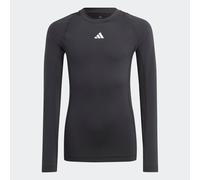 Langarmshirt ADIDAS PERFORMANCE "TF LS TEE Y", Jungen, Gr. 152, schwarz, Obermaterial: 88% Polyester, 12% Elasthan, Rundhals, Shirts Langarmshirt (40978558-152) schwarz