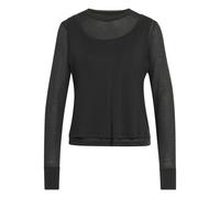 SOFT LUX LONGSLEEVE, TRANSPARENT Black XS