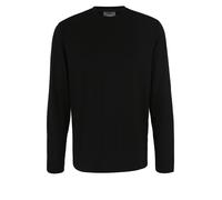 Langarmshirt AHORN SPORTSWEAR, Herren, Gr. 5XL, schwarz, 100% Baumwolle, unifarben, normal, Rundhals, Shirts Langarmshirt, mit modernem Rundhalsausschnitt (91740035-5XL) schwarz