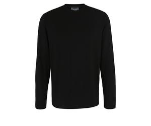 Langarmshirt AHORN SPORTSWEAR, Herren, Gr. 8XL, schwarz, 100% Baumwolle, unifarben, normal, Rundhals, Shirts Langarmshirt, mit modernem Rundhalsausschnitt (91740035-8XL) schwarz