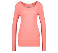 Langarmshirt ALIFE & KICKIN "Damen ConnyAK A", Damen, Gr. L, peach melange, 65% Baumwolle, 35% Polyester, Shirts Langarmshirt (91897707-L) peach melange
