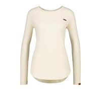 Langarmshirt ALIFE & KICKIN "Damen LeaAK A", Damen, Gr. XS, chalk melange, 60% Baumwolle, 40% Polyester, Shirts Langarmshirt, Figurnah geschnittenes Longsleeve Shirt mit Rundhalsausschnitt (10406714-X
