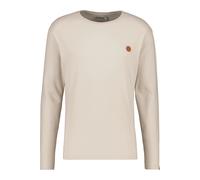 Langarmshirt ALIFE & KICKIN, Herren, Gr. M, pumice melange, 60% Baumwolle, 40% Polyester, Rundhals, Shirts Langarmshirt (81888039-M) pumice melange