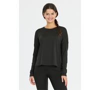 Langarmshirt ATHLECIA "Pacy", Damen, Gr. 40, schwarz, 94% Polyester, 6% Elasthan, unifarben, normal, Rundhals, Shirts Langarmshirt, aus atmungsaktivem Funktionsmaterial (24794353-40) schwarz