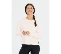 Langarmshirt ATHLECIA "Pacy", Damen, Gr. 40, weiß, 94% Polyester, 6% Elasthan, unifarben, normal, Rundhals, Shirts Langarmshirt, aus atmungsaktivem Funktionsmaterial (79166334-40) weiß