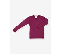 Langarmshirt aus Wolle/Seide Kinder ENGEL fuchsia Gr. 92/98