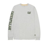 CAT Langarmshirt T-Shirt Langarm Banner Long Sleeve cream / schwarz, Farbe: cream, Größe: XL
