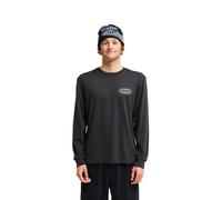 Langarmshirt BILLABONG "Diamond Vision", Herren, Gr. XXL, grau (washed schwarz), Obermaterial: 70% Baumwolle, 30% Baumwolle., Shirts Langarmshirt (49487267-XXL) washed schwarz