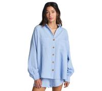 Billabong - Women's Swell Blouse - Bluse, Gr. M, blau (TwilightBlue)