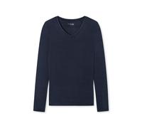 Schiesser Mix & Relax Shirt langarm Lockere Form mit V-Ausschnitt, Besonders atmungsaktives und pflegeleichtes Material, Ideal zum Kombinieren mit anderen Artikeln aus der Mix+Relax Serie