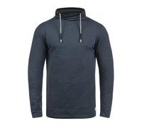 Langarmshirt BLEND "Langarmshirt BHPallo", Herren, Gr. S, blau (navy), Web, Obermaterial: 60% Baumwolle CO. 40% Polyester PES., regular fit, ohne Ausschnitt, Shirts Langarmshirt (91186404-S) navy