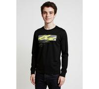 Langarmshirt BLUE SEVEN, Jungen, Gr. 176, schwarz, Single Jersey, Obermaterial: 100% Baumwolle, bedruckt, regular fit normal, Rundhals, Shirts Langarmshirt (86325304-176) schwarz