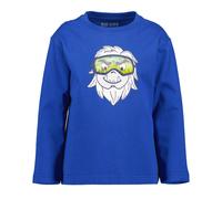 Langarmshirt BLUE SEVEN, Jungen, Gr. 98, ultramarin, Single Jersey, Obermaterial: 100% Baumwolle, bedruckt, regular fit, Rundhals, Shirts Langarmshirt (88559359-98) ultramarin