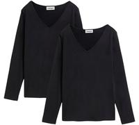 Figurbetontes Langarmshirt (2er Pack) 44/46 (L)
