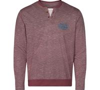 Langarmshirt bordeaux-meliert 64/66 Baumwolle