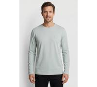 Langarmshirt BOSS ORANGE "Tacks", Herren, Gr. 3XL, grau (silber043), Single Jersey, Obermaterial: 100% Baumwolle, regular fit normal, Rundhals, eingesetzt normaler Saum, Shirts Langarmshirt, mit Marke