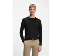 Langarmshirt BOSS ORANGE "Tacks", Herren, Gr. 4XL, schwarz001, Single Jersey, Obermaterial: 100% Baumwolle, regular fit normal, Rundhals, eingesetzt normaler Saum, Shirts Langarmshirt, mit Markenlogo